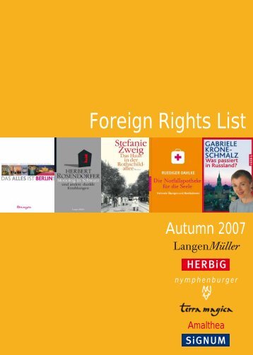 Foreign Rights List