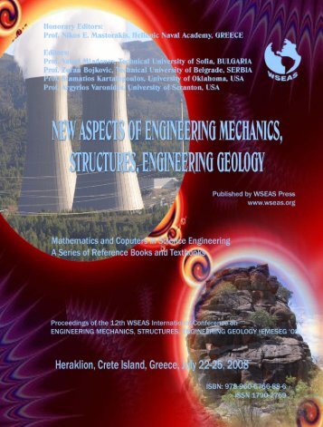 new aspects of engineering mechanics, structures and - WSEAS