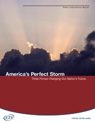 America's Perfect Storm: Three Forces Changing Our Nation's - ETS