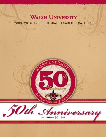 50th Anniversary - Walsh University