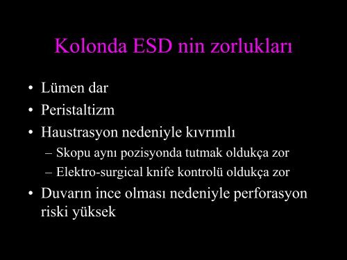 Kolonda Kanser Riski TaÅÄ±yan Lezyonlar-Poliplerin Takip ve Tedavileri