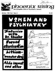 Vol. 1, No. 4 - Psychiatric Survivor Archives of Toronto