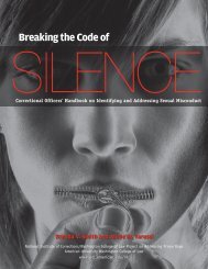 Breaking the Code of Silence: Correctional Officers' Handbook on