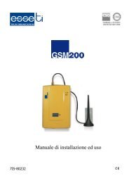 Manuale GSM 200 - Esse-ti Telecomunicazioni