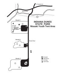 INDIANA DUNES STATE PARK Nissaki Youth ... - Indiana Outfitters