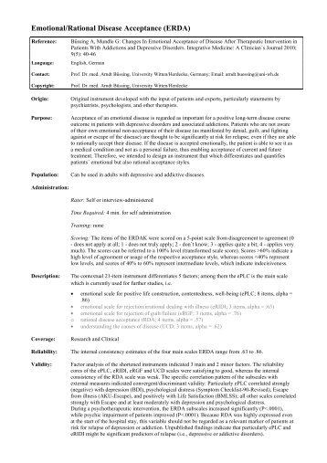 ERDA data sheet - Universität Witten/Herdecke