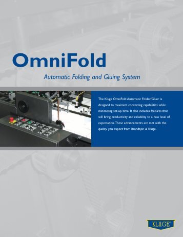 Kluge OmniFold Folder Glu - Flexo Image Graphics Pvt. Ltd.