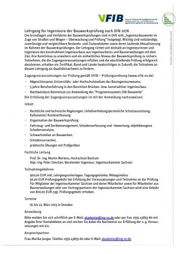 Weitere Informationen - VFIB