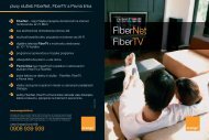 FiberNet FiberTV - Orange Slovensko, as