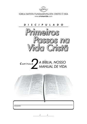 2Â° Passo - Cristo Ã© Vida