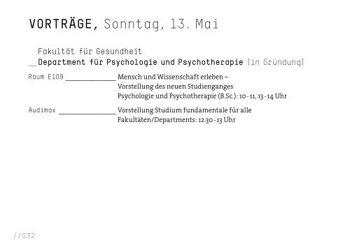 vorträge - Universität Witten/Herdecke