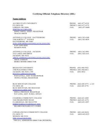 telephone listings by name