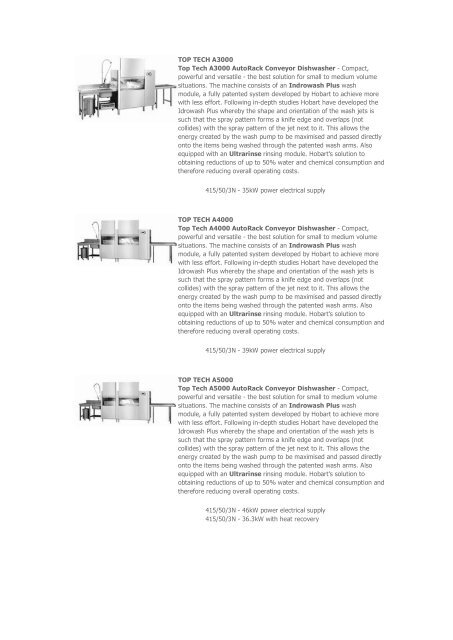 Rack Conveyor Dishwashing Machine The C-Line Series - Arafura ...