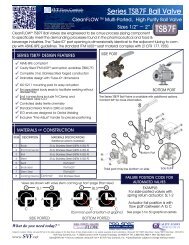 Series TSB7F Ball Valve - SVF Flow Controls, Inc.