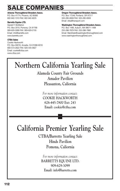INCOME TAX INSURANCE - California Thoroughbred Breeders Association
