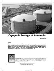 Cryogenic storage of Ammonia.pmd - Uhde India Limited