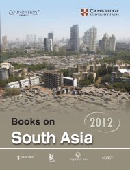 South Asia - Cambridge University Press India