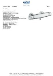 Description Thermostatic shower mixer 1/2