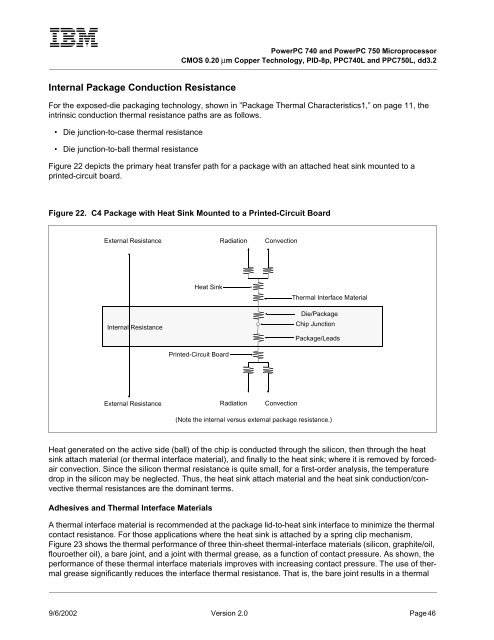 PowerPC 740 and PowerPC 750 Microprocessor Datasheet - IBM