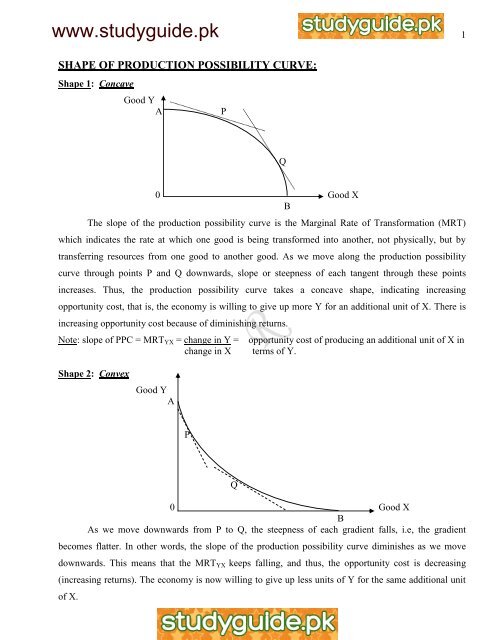 1. BASIC ECONOMIC IDEAS..pdf - StudyGuide.PK