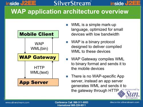 WAP/WML Programming for App. Servers