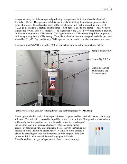 Proton Nuclear Magnetic Resonance Spectroscopy