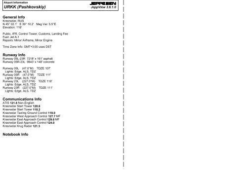 JEPPESEN JeppView 3.6.1.0