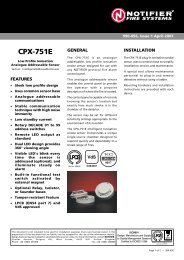 CPX-751E - Notifier