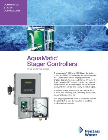 AquaMatic Stager Controllers - Pentair Residential Filtration