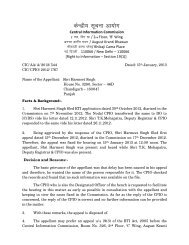 Decision No. CIC/AA/A/2012/544 dated 15/01/2013 on Appeal from ...