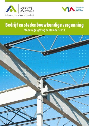 Bedrijf en stedenbouwkundige vergunning - Agentschap Ondernemen