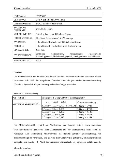 1 Einleitung/Zielsetzung -  Lehrstuhl Verbrennungskraftmaschinen ...