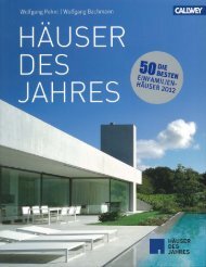 Häuser des Jahres 2012, Callwey - World-Architects