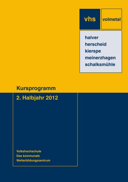 Programmheft 2. Halbjahr 2012 als PDF zum Download