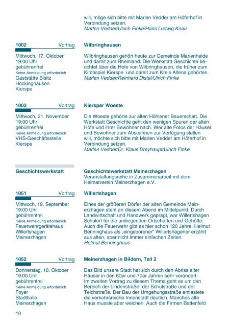 Programmheft 2. Halbjahr 2012 als PDF zum Download