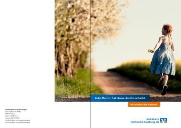 Jahresbericht 2012 - Volksbank Hochwald-Saarburg eG