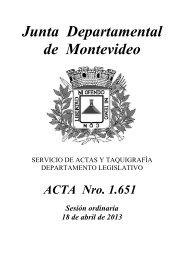 SesiÃ³n Ordinaria - Junta Departamental de Montevideo