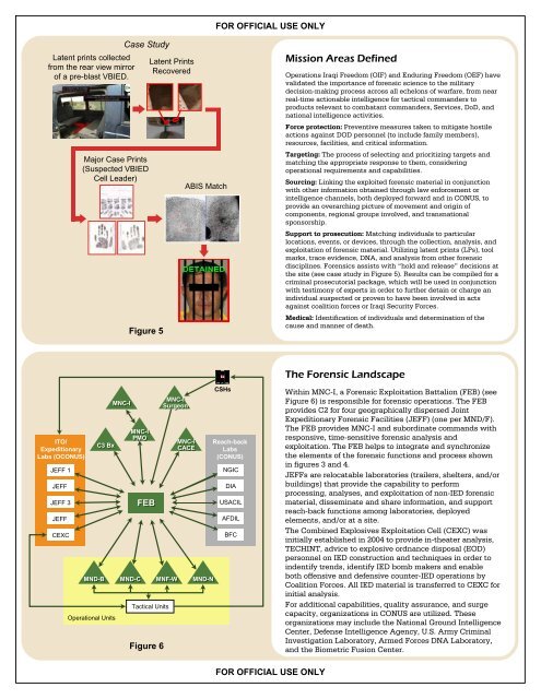 Forensics for Commanders - Wikileaks