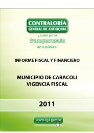Descargar INFORME FISCAL Y FINANCIERO VIGENCIA ... - Caracolí