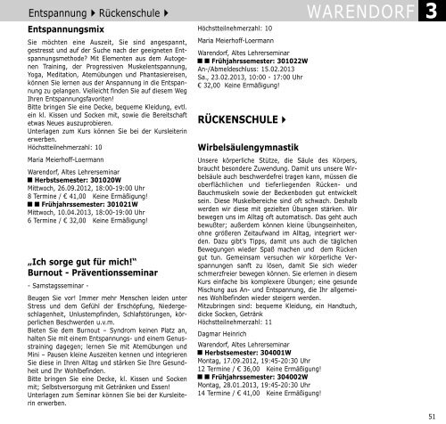 Sprachen lernen - Volkshochschule Warendorf