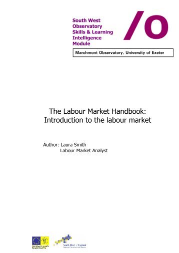 The Labour Market Handbook - The Marchmont Observatory