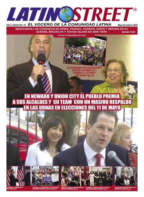 en newark y union city el pueblo premia a sus ... - LatinoStreet.Net