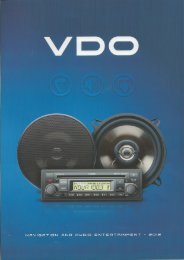 VDO Audio - Howard Instruments