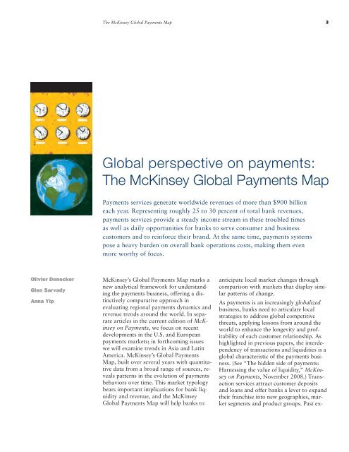 McKinsey on Payments - McKinsey & Company