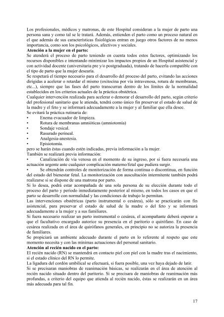 documento de consenso sego asistencia al parto - Maternidad sin ...