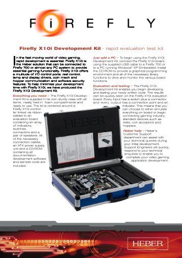 Firefly X10i Development Kit - rapid evaluation test kit - Heber