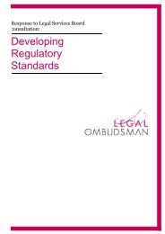 Report template A4 office printing - Black - Legal Ombudsman