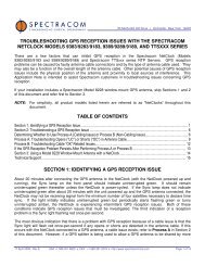 ntp ethernet time server model 9188 specifications - Spectracom
