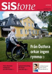 SiStone nr 4/04 (pdf 3,09 MB, nytt fÃ¶nster) - Statens Institutionsstyrelse