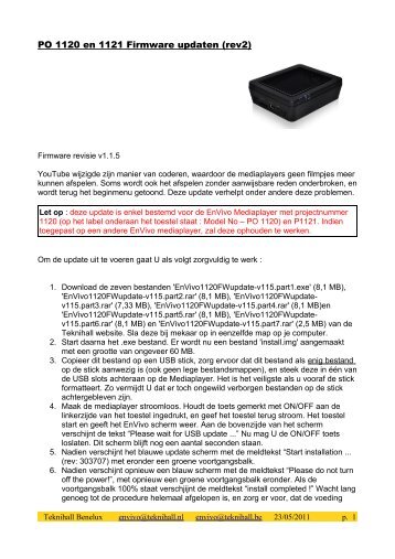 PO 1120 en 1121 Firmware updaten (rev2) - Teknihall.be